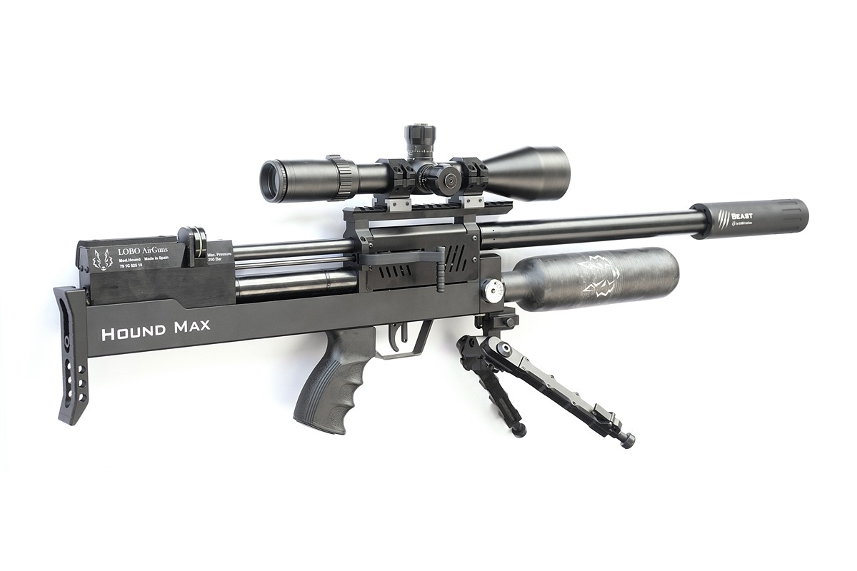 Azor rifle de aire comprimido con palanca de carga. LOBO Airguns